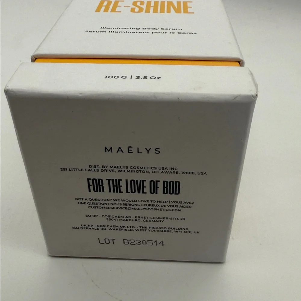 New MAËLYS RE-SHINE Illuminating Body Serum - Hyaluronic Acid Body Serum 3.5 oz - Picture 8 of 9
